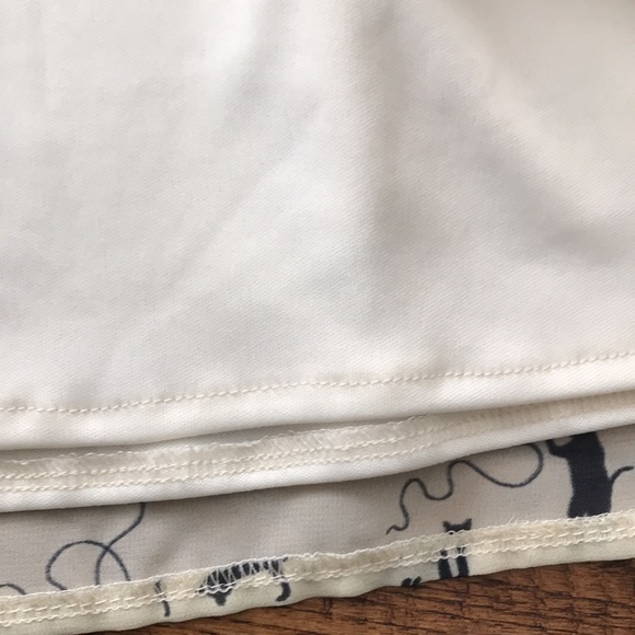 Just listed❤️. Super fun cream and black collared cat 🐈 and yarn 🧶 dress. - Picture 9 of 10